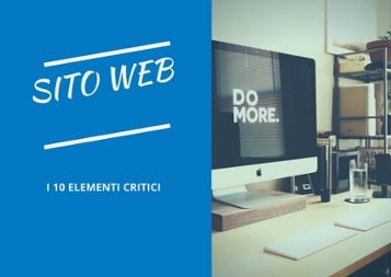 Infografica Sui 10 Elementi Critici Di Un Sito Web