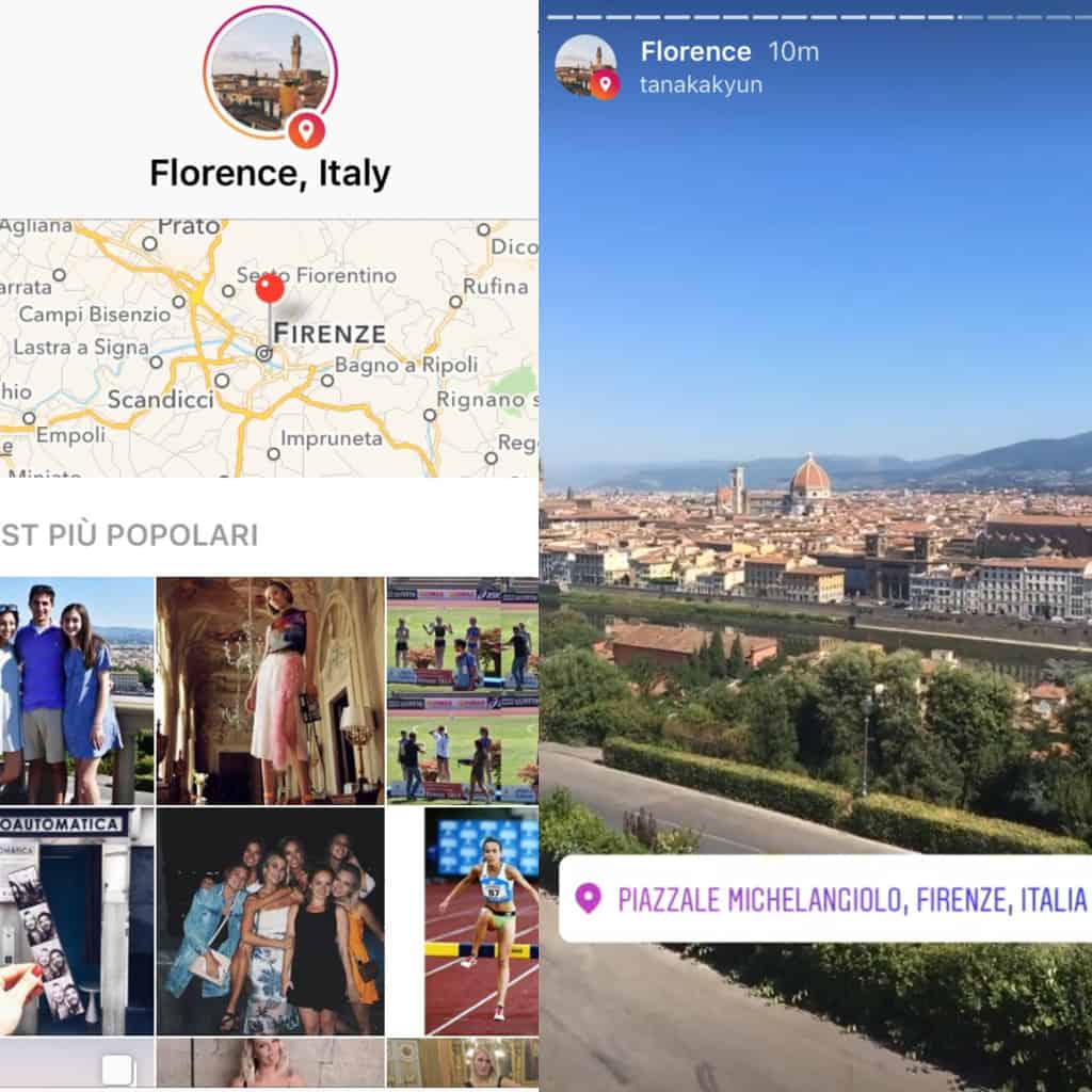 Ecco come funzionano Hashtag Luoghi su Instagram Stories search