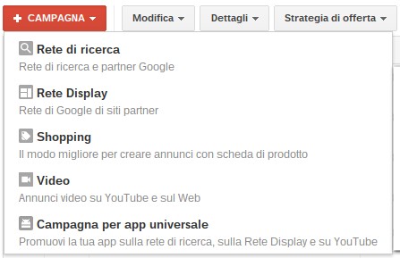 Campagna Video Adwords