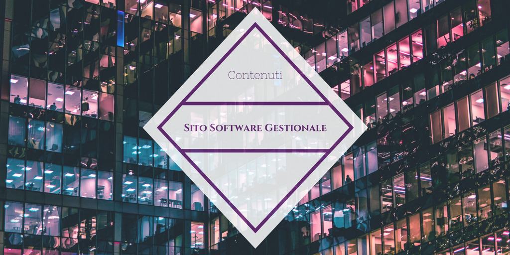 Ecco quali sono i contenuti utili per un sito di software gestionale