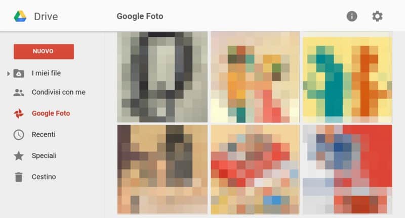 Google Foto in Google Drive