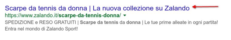 Per l'ottimizzazione SEO del sito di un'azienda di consulenza è necessario inserire la parola chiave nel tag title.