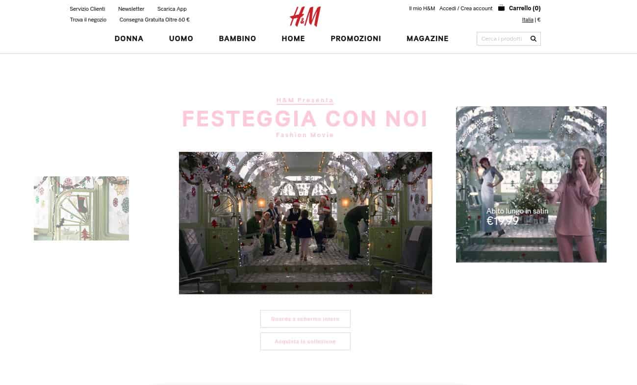 Spot di Natale 2016 di H&M diretto da Wes Andersen.