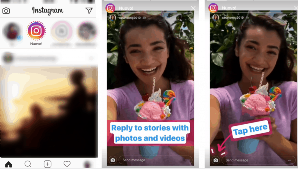 Rispondere ad Instagram Stories con foto e video ora si può! -1