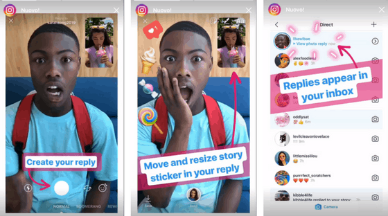 Rispondere ad Instagram Stories con foto e video ora si può!2