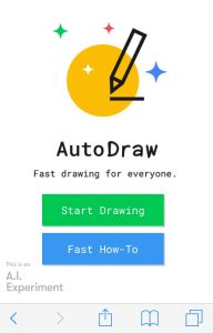 AutoDraw: gli schizzi che prendono vita-app