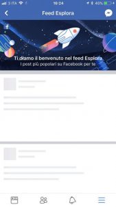 aggiornamento facebook