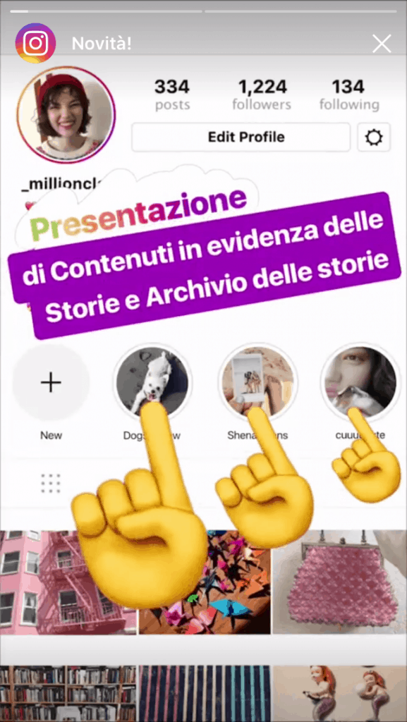 Archive e Highlight di Instagram Stories: Salvare le storie ora si può!-highlight