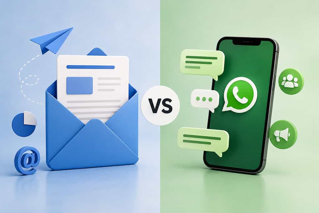 Email vs WhatsApp nel Marketing: quale canale scegliere per comunicare con i clienti?