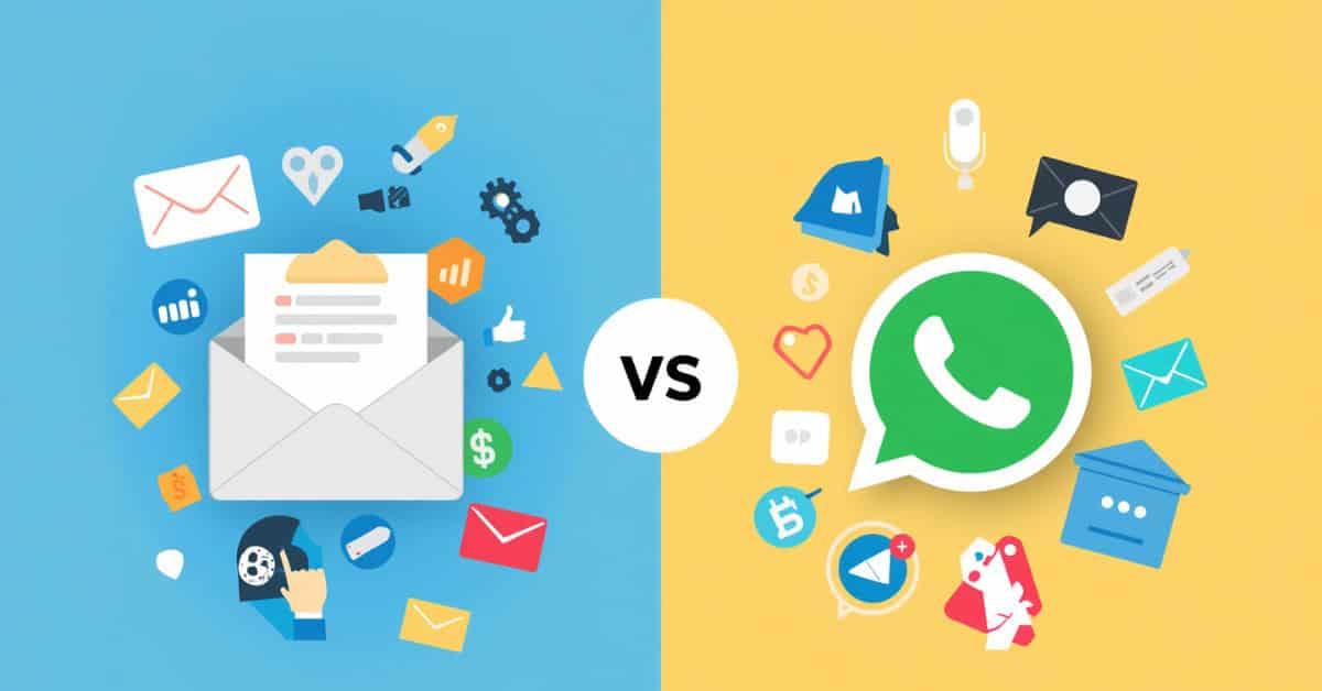 Email vs WhatsApp nel Marketing: quale canale scegliere per comunicare con i clienti?