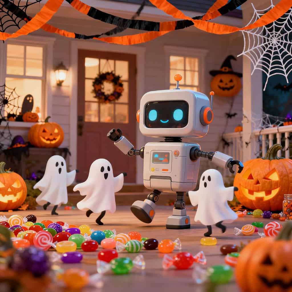 Halloween ai tempi dell’AI: dolcetti, fantasmi e robot