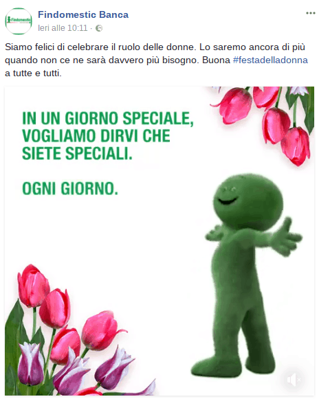 la festa della donna sui social network