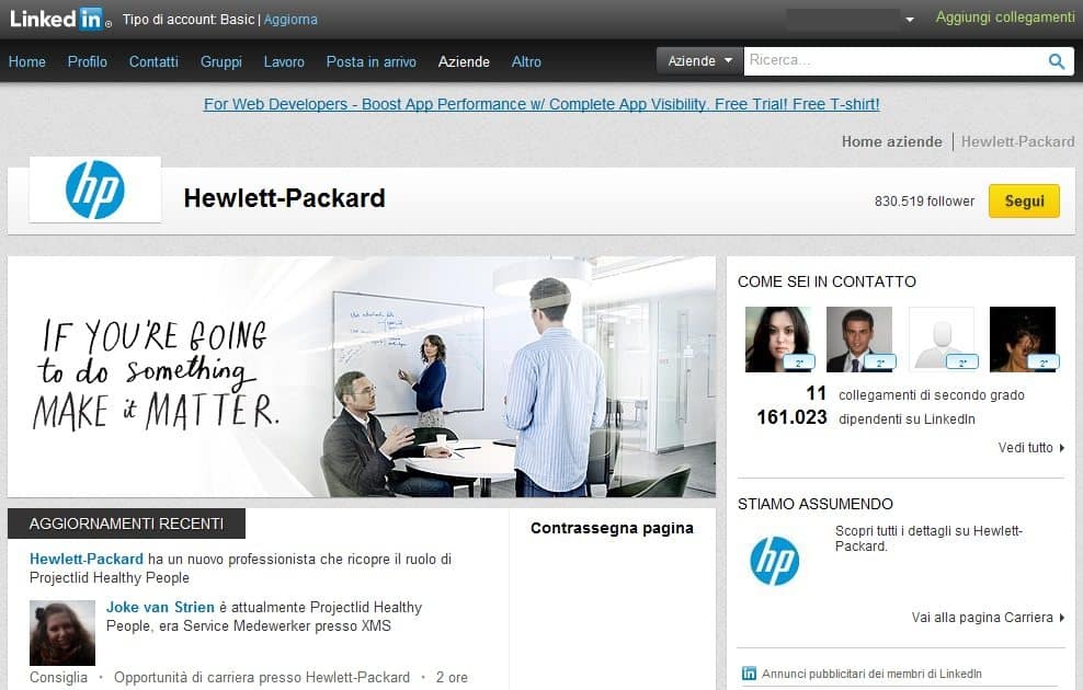 pagina linkedin