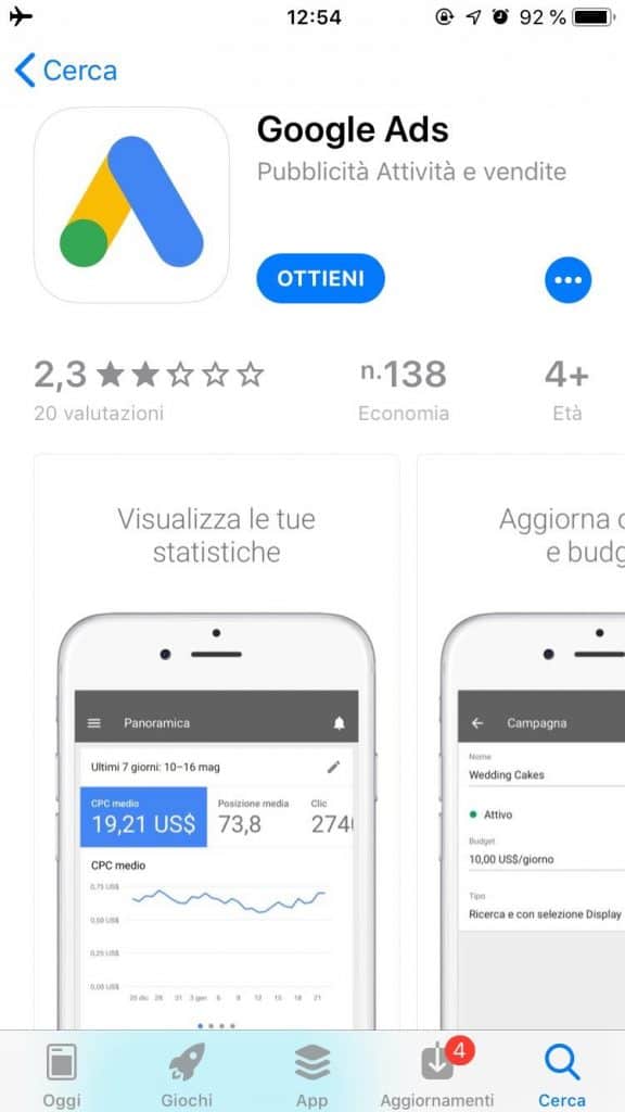 Usare Google AdWords nei dispositivi mobile