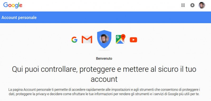 Trucchi Google My Account.